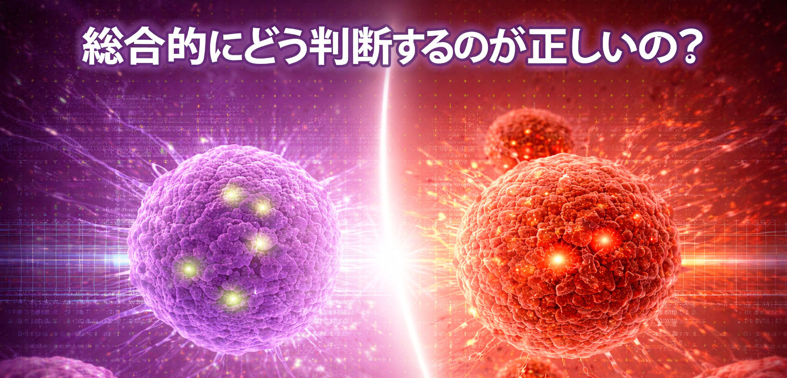 総合的にどう判断するのが正しいの？